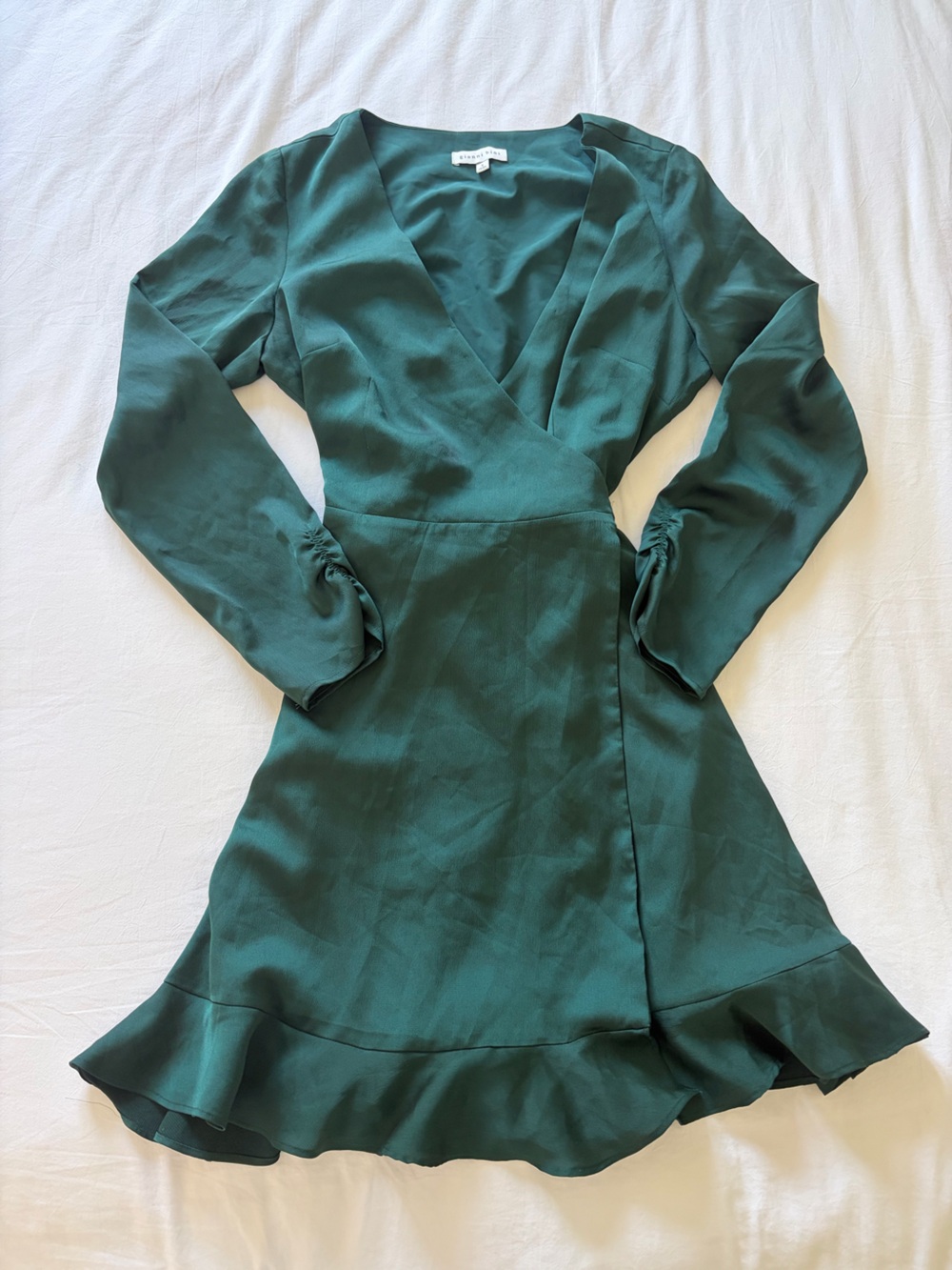 Gianni Bini Deep Green Long Sleeve Dress